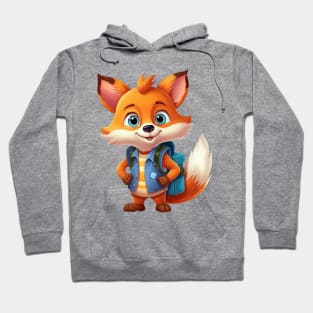 Back To School Fox Hoodie